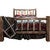 Denver Bed with Engraved Wolves - Full