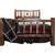 Denver Bed with Engraved Pines - King