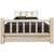 Denver Bed with Storage & Engraved Bears - Full - Lacquered