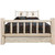 Denver Bed with Storage & Engraved Elk - Queen - Lacquered