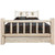 Denver Bed with Storage & Engraved Moose - Queen - Lacquered