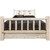 Denver Bed with Storage & Engraved Wolves - Full - Lacquered