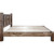 Denver Platform Bed with Engraved Pines - Queen
