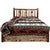 Denver Platform Bed with Storage & Engraved Broncos - Twin