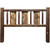 Denver Headboard with Engraved Wolves - King