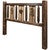 Denver Headboard with Engraved Pines - Twin