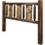 Denver Headboard with Engraved Wolves - Cal King