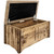 Denver Small Blanket Chest with Buckskin Seat - Stained & Lacquered