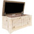Denver Small Blanket Chest with Buckskin Seat - Lacquered