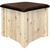 Denver Upholstered Ottoman with Storage - Saddle