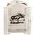 Denver Magazine Rack with Engraved Moose - Lacquered