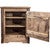 Denver Cabinet with Engraved Bear - Right Hinged - Stained & Lacquered