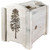 Denver Magazine Rack with Engraved Pine - Lacquered