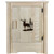 Denver Cabinet with Engraved Elk - Right Hinged - Lacquered