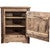 Denver Cabinet with Engraved Elk - Right Hinged - Stained & Lacquered