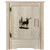 Denver Cabinet with Engraved Elk - Left Hinged - Lacquered