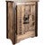Denver Cabinet with Engraved Elk - Left Hinged - Stained & Lacquered