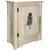 Denver Cabinet with Engraved Pine - Left Hinged - Lacquered