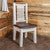 Denver Side Chair with Saddle Seat - Lacquered