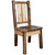 Denver Side Chair with Engraved Bear - Stained & Lacquered