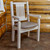 Denver Captain's Chair with Buckskin Seat - Lacquered