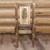 Denver Side Chair with Engraved Pine Tree - Stained & Lacquered