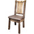 Denver Side Chair with Saddle Seat - Stained & Lacquered