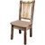 Denver Side Chair with Buckskin Seat - Stained & Lacquered