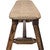 Denver Plank Bench with Buckskin Seat - 5 Foot - Stained & Lacquered