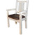 Denver Captain's Chair with Saddle Seat - Lacquered