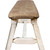 Denver Plank Bench with Buckskin Seat - 5 Foot - Lacquered