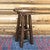 Denver Backless Barstool - Stained & Lacquered