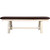 Denver Plank Bench with Saddle Seat - 5 Foot - Lacquered