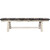 Denver Plank Bench with Woodland Seat - 6 Foot - Lacquered