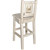 Denver Barstool with Engraved Elk Back - Lacquered