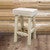 Denver Counter Height Half Log Barstool - Lacquered