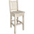 Denver Barstool with Engraved Moose Back - Lacquered