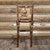 Denver Barstool with Engraved Elk Back - Stained & Lacquered