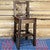 Denver Barstool with Back & Ergonomic Seat - Stained & Lacquered