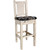 Denver Woodland Barstool with Engraved Bear Back