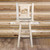 Denver Swivel Barstool with Engraved Moose Back - Lacquered
