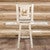 Denver Counter Height Swivel Barstool with Engraved Elk Back - Lacquered