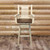 Denver Swivel Captain's Barstool with Saddle Seat - Lacquered