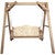 Denver A-Frame Lawn Swing - Exterior Stain Finish