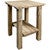 Denver Exterior End Table - Exterior Stain Finish