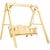 Denver A-Frame Lawn Swing - Clear Exterior Finish