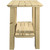 Denver Exterior End Table - Clear Exterior Finish