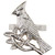 Silver Cardinal Napkin Rings - Set of 4