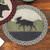 Moose Silhouette Braided Placemat
