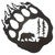 Bear Pawprint Metal Wall Art